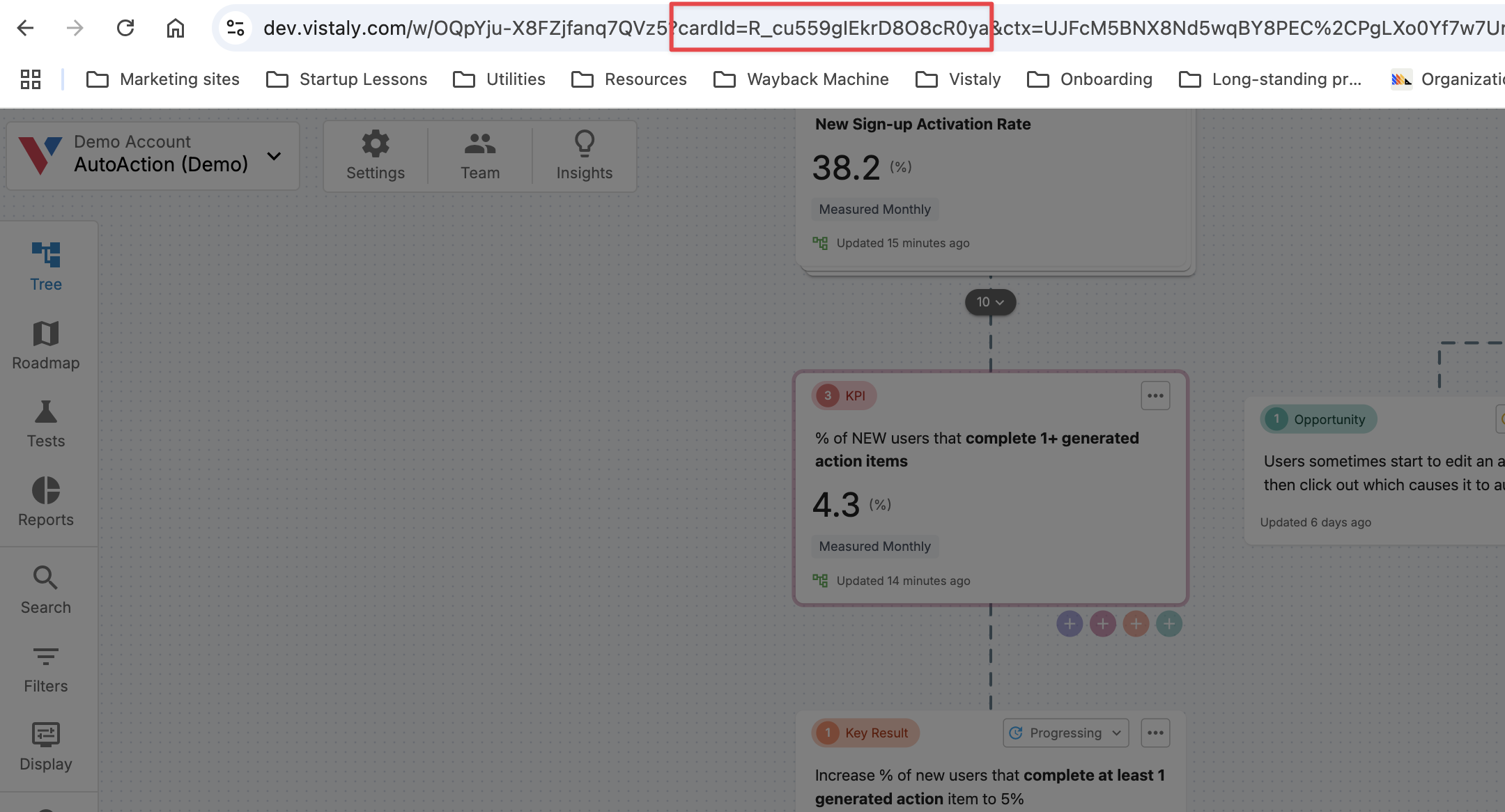 Finding your Card ID in the URL's query parameters