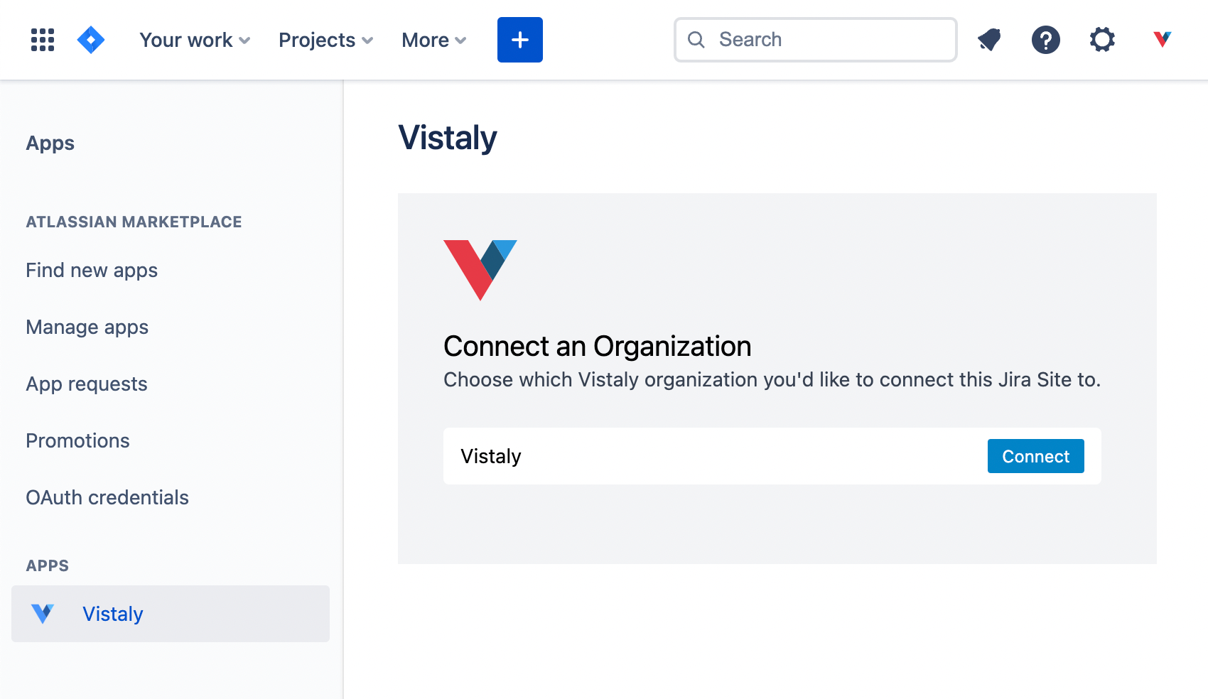 Connect Vistaly organization