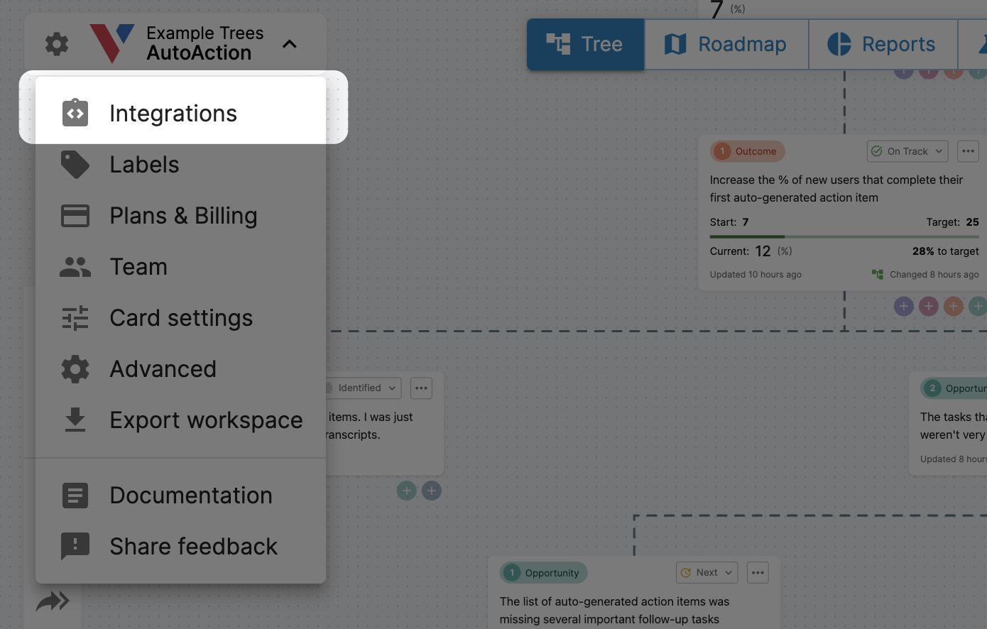 Integrations Nav