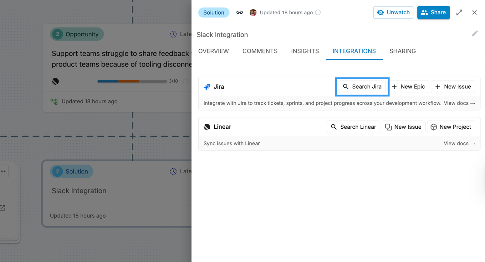 Searching for Jira issues