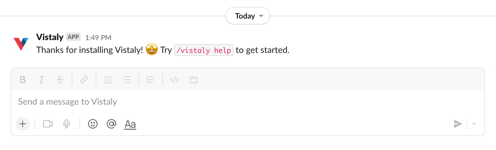 Slack welcome